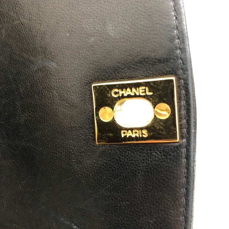 シャネル CHANEL ダイアナ25 A01165 ブラック GD金具 ラムスキン レディース ショルダーバッグ