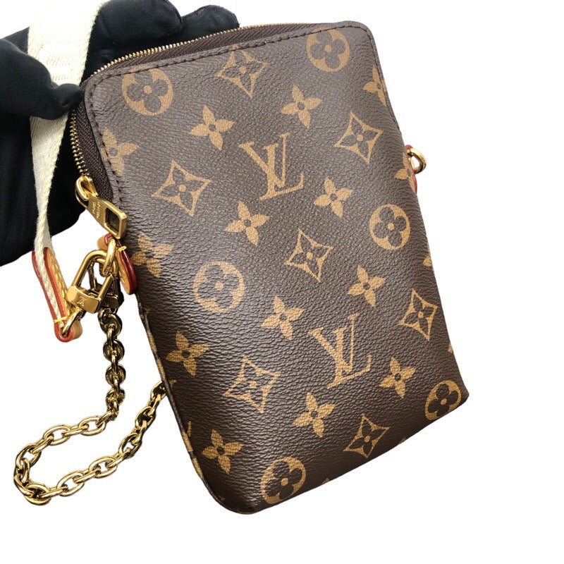 ルイ・ヴィトン LOUIS VUITTON ユーティリティ・クロスボディ M80746 ブラウン モノグラムキャンバス レディース ショルダーバッグ