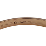 カルティエ Cartier オープンラブブレスレット 750PG #16 K18ピンクゴールド ジュエリー
