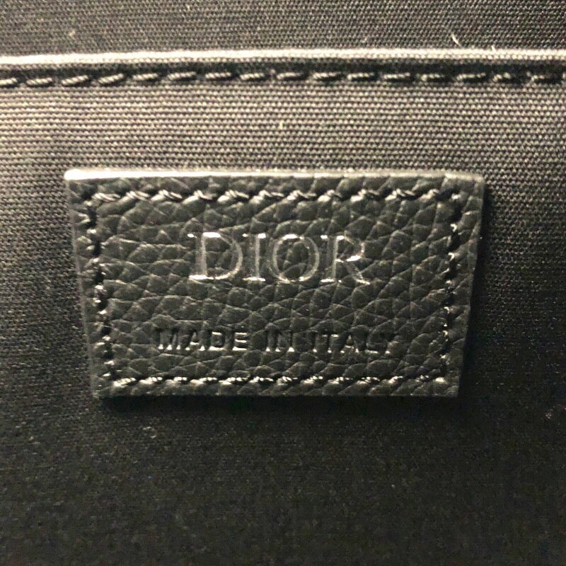 クリスチャン・ディオール Christian Dior サドルバックパック モノクロ カーフ メンズ リュック・デイパック