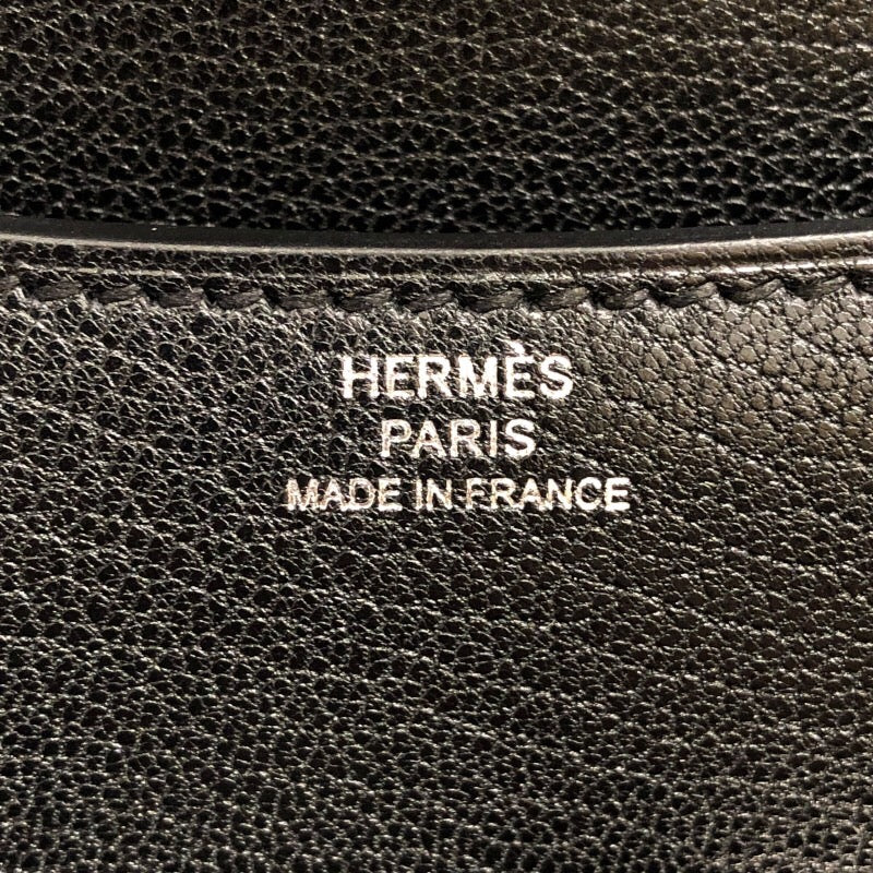 エルメス HERMES コンスタンス3ミニ ブラック　SV金具 シェーブル レディース ショルダーバッグ