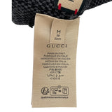 グッチ GUCCI GG ジャガード ニットキャップ 716585 グレー ネイビー ウール メンズ