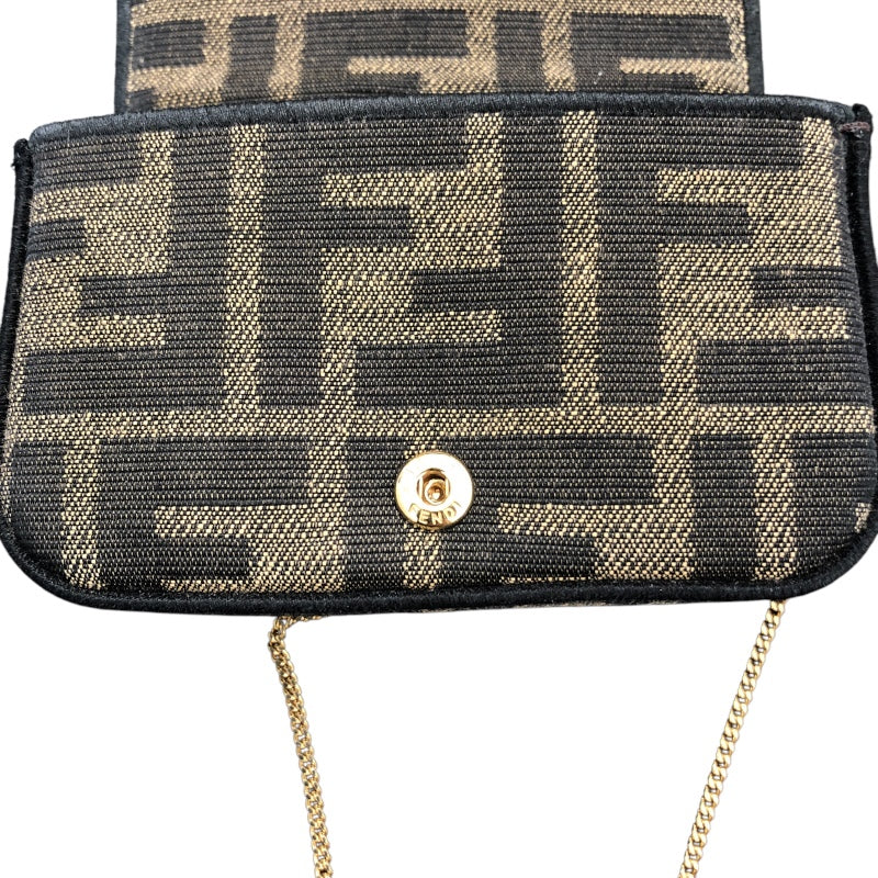 フェンディ FENDI ナノバケット 7AR844 キャンバス レディース ショルダーバッグ