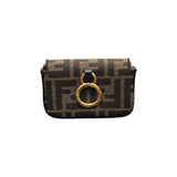 フェンディ FENDI ナノバケット 7AR844 キャンバス レディース ショルダーバッグ
