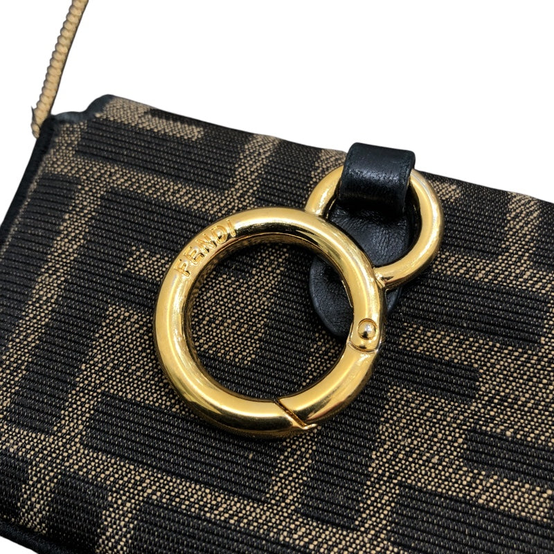 フェンディ FENDI ナノバケット 7AR844 キャンバス レディース ショルダーバッグ