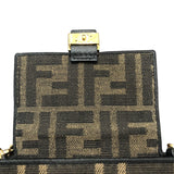 フェンディ FENDI ナノバケット 7AR844 キャンバス レディース ショルダーバッグ