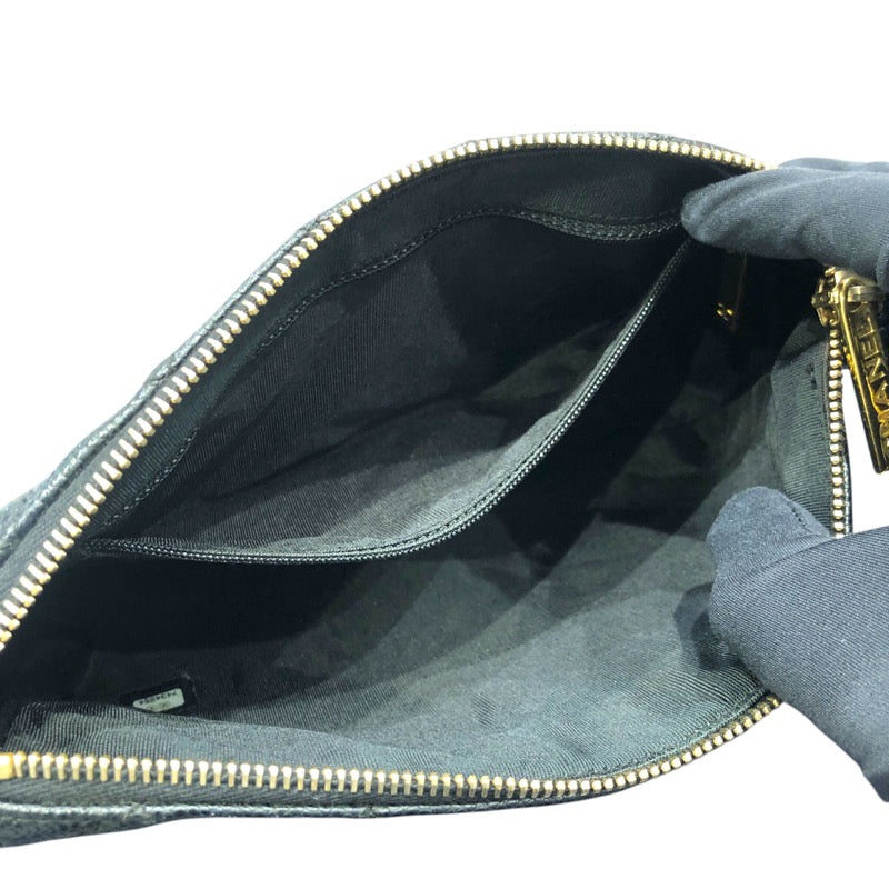 シャネル CHANEL マトラッセワンショルダー ブラック　ゴールド金具 キャビアスキン レディース ショルダーバッグ