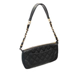 シャネル CHANEL マトラッセワンショルダー ブラック　ゴールド金具 キャビアスキン レディース ショルダーバッグ