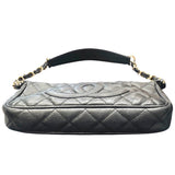 シャネル CHANEL マトラッセワンショルダー ブラック　ゴールド金具 キャビアスキン レディース ショルダーバッグ