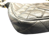 シャネル CHANEL マトラッセワンショルダー ブラック　ゴールド金具 キャビアスキン レディース ショルダーバッグ