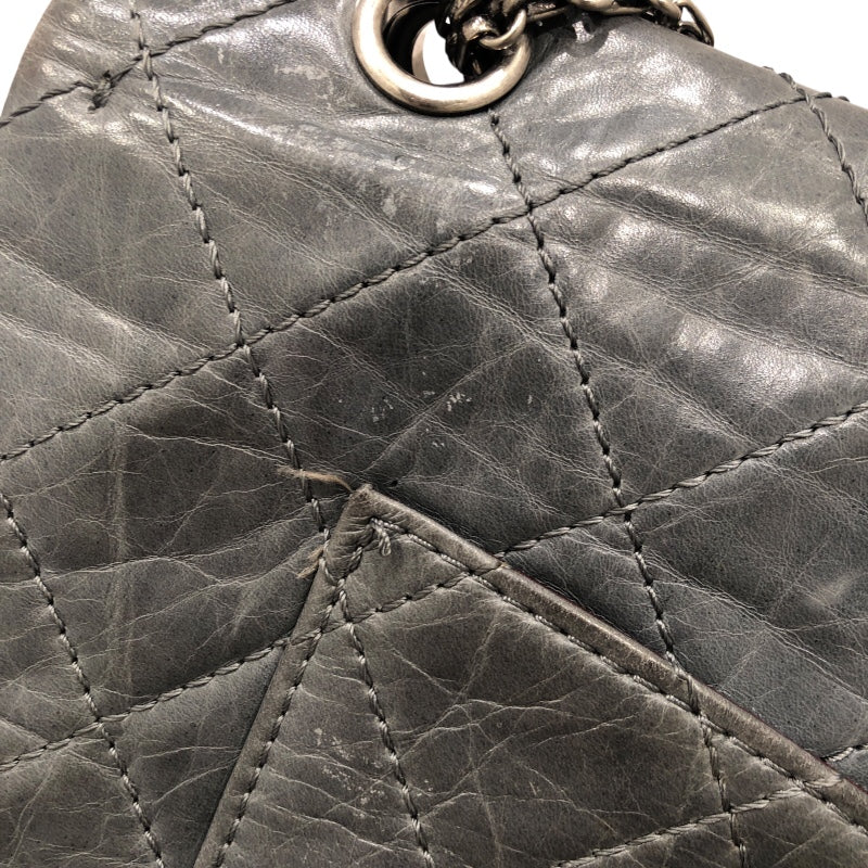 シャネル CHANEL 2.55チェーンショルダー SV金具 レザー レディース ショルダーバッグ