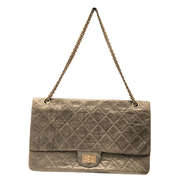 シャネル CHANEL 2.55チェーンショルダー SV金具 レザー レディース ショルダーバッグ