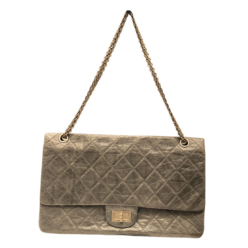 シャネル CHANEL 2.55チェーンショルダー SV金具 レザー レディース ショルダーバッグ