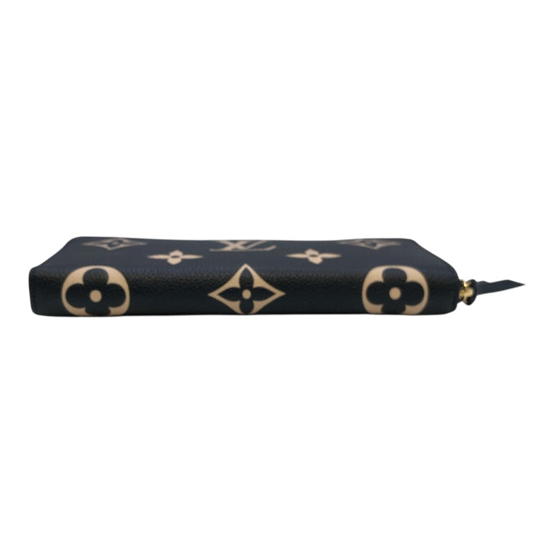 ルイ・ヴィトン LOUIS VUITTON ポルトフォイユ・クレマンス M82338 ブラック モノグラムアンプラントレザー レディース 長財布