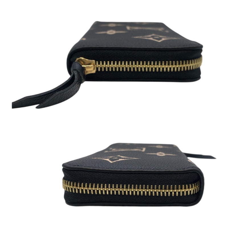 ルイ・ヴィトン LOUIS VUITTON ポルトフォイユ・クレマンス M82338 ブラック モノグラムアンプラントレザー レディース 長財布