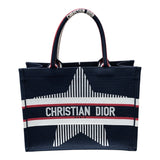 クリスチャン・ディオール Christian Dior ブックトートミディアム　ALPS STAR キャンバス ユニセックス トートバッグ