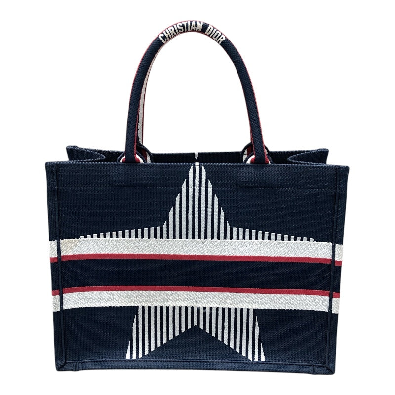 クリスチャン・ディオール Christian Dior ブックトートミディアム　ALPS STAR キャンバス ユニセックス トートバッグ