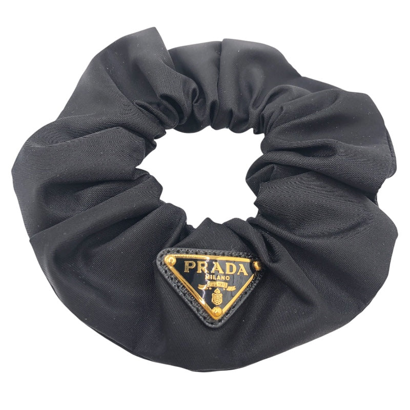 プラダ PRADA Re-Nylon シュシュ ブラック ナイロン アクセサリー