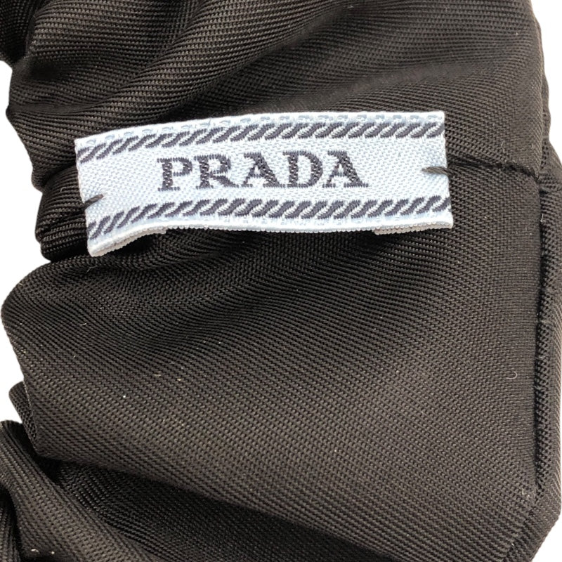 プラダ PRADA Re-Nylon シュシュ ブラック ナイロン アクセサリー