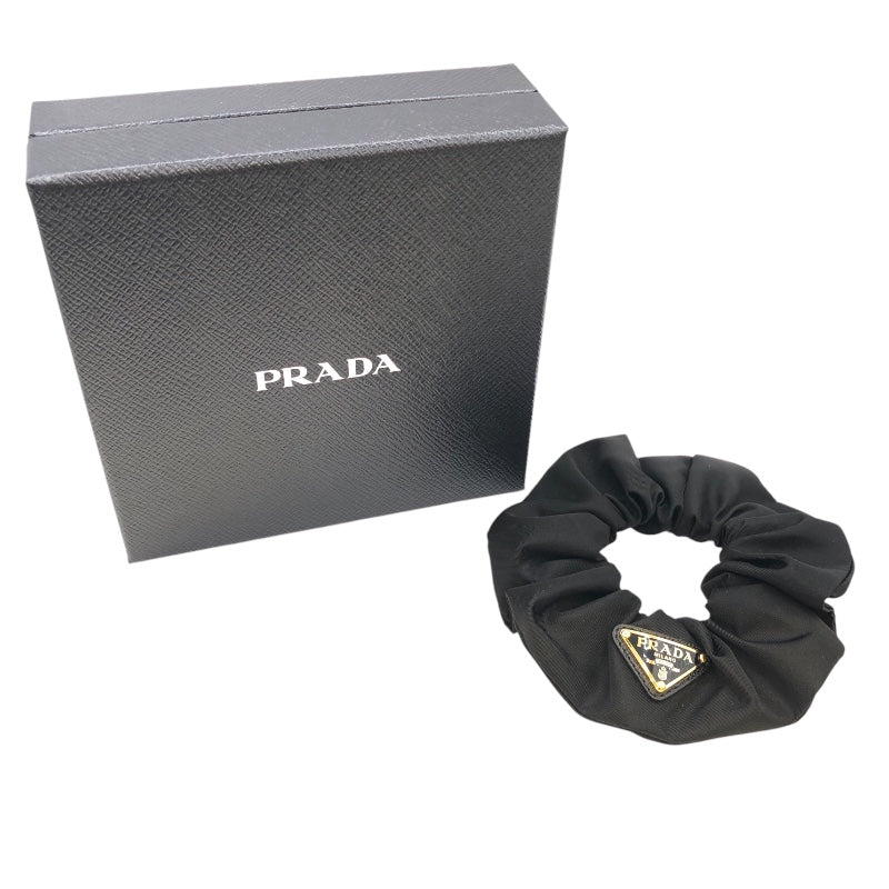 プラダ PRADA Re-Nylon シュシュ ブラック ナイロン アクセサリー