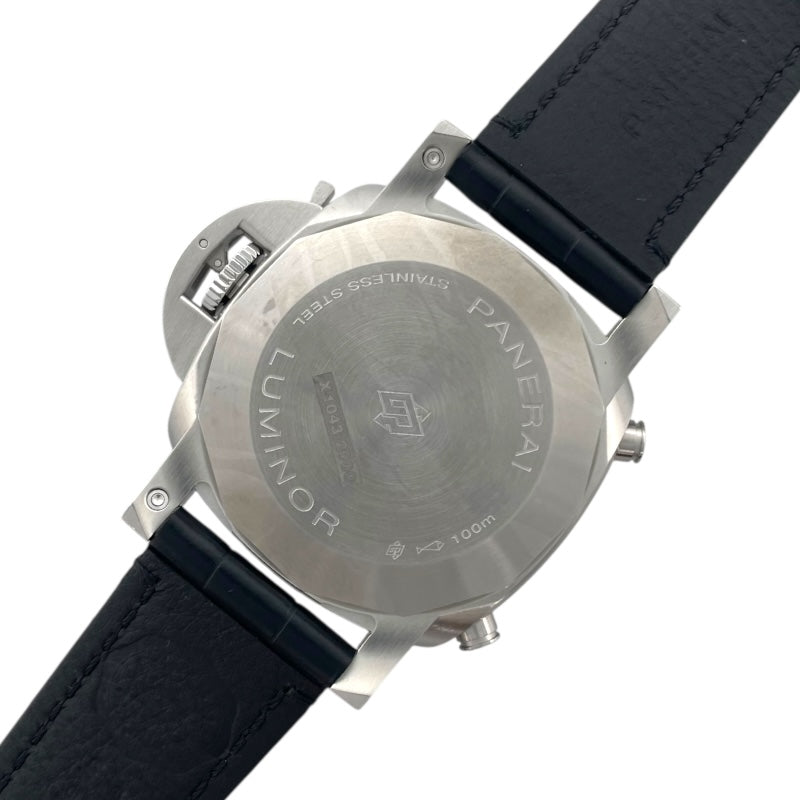 パネライ PANERAI ルミノールクロノ PAM01109 ブラック SS 自動巻き メンズ 腕時計