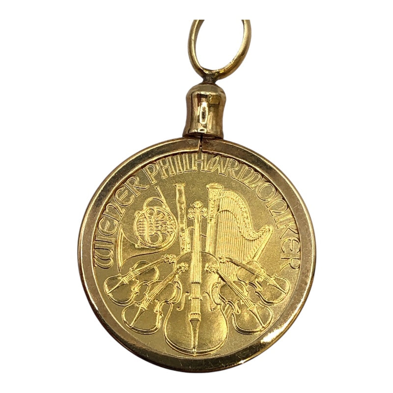 オーストリア ウィーン金貨 1/10oz K24/K18 ジュエリー