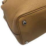 エルメス HERMES ピコタンロックPM ブラウン　SV金具 トリヨン レディース ハンドバッグ