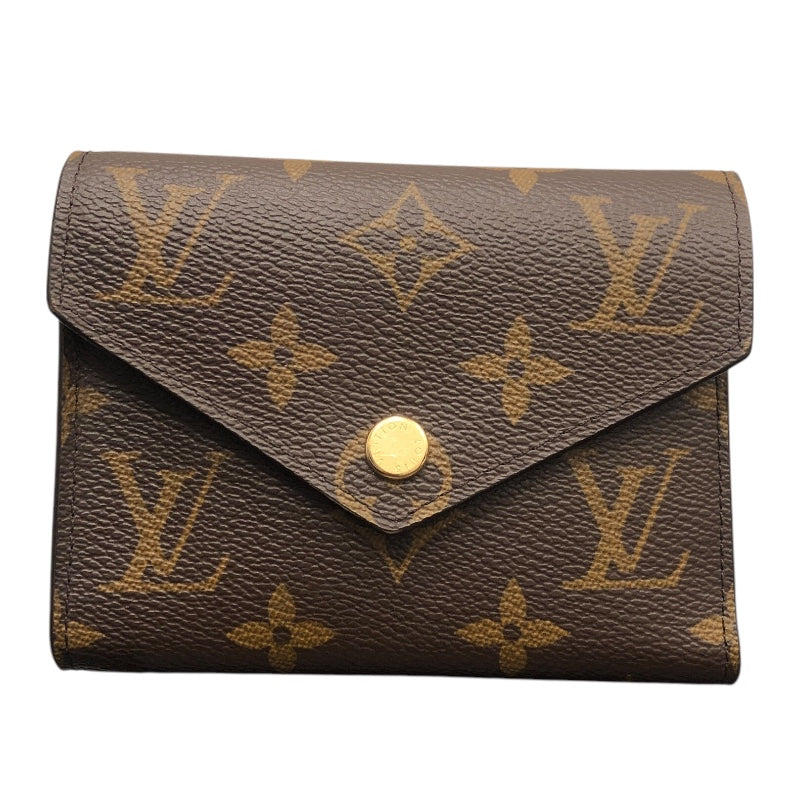 ルイ・ヴィトン LOUIS VUITTON ポルトフォイユ・ヴィクトリーヌ M62472 モノグラム ユニセックス 三つ折り財布