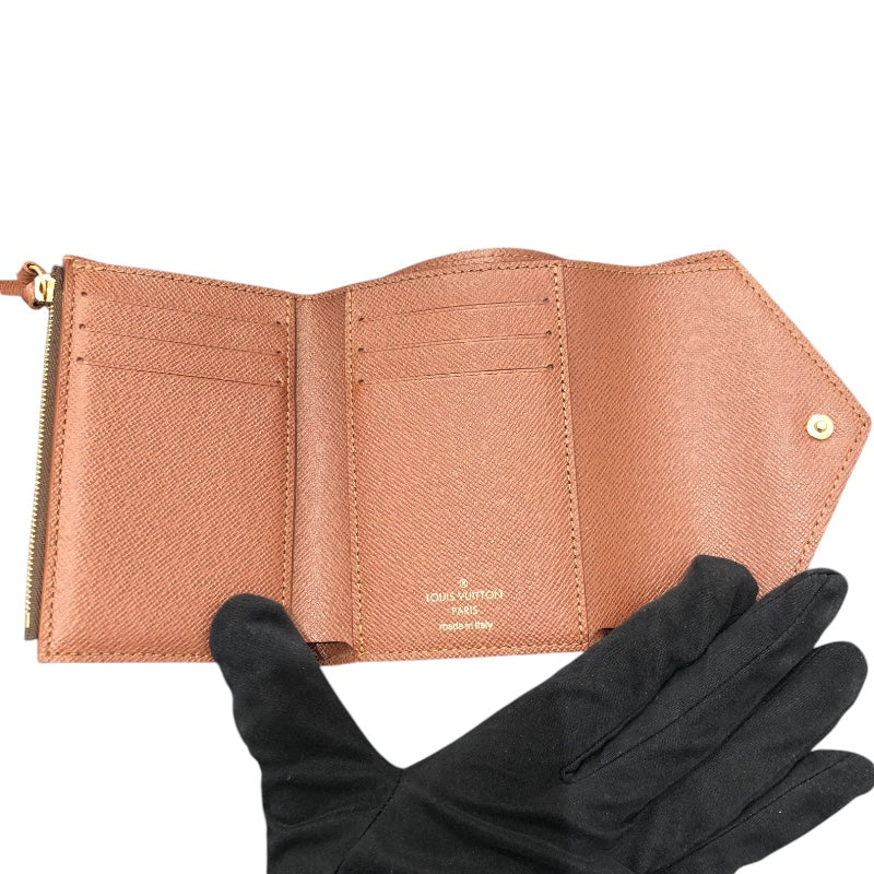 ルイ・ヴィトン LOUIS VUITTON ポルトフォイユ・ヴィクトリーヌ M62472 モノグラム ユニセックス 三つ折り財布