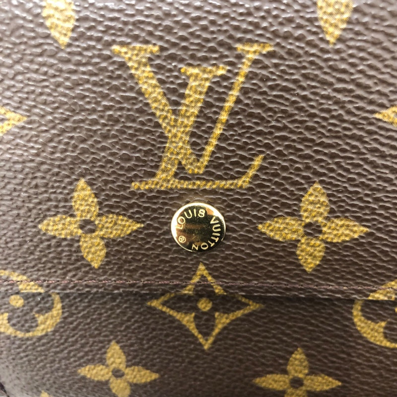 ルイ・ヴィトン LOUIS VUITTON ポルトモネ・ビエ・カルトクレディ M61652 モノグラム レディース 二つ折り財布