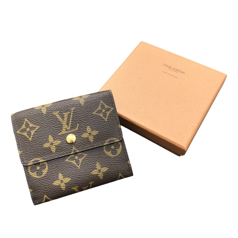 ルイ・ヴィトン LOUIS VUITTON ポルトモネ・ビエ・カルトクレディ M61652 モノグラム レディース 二つ折り財布