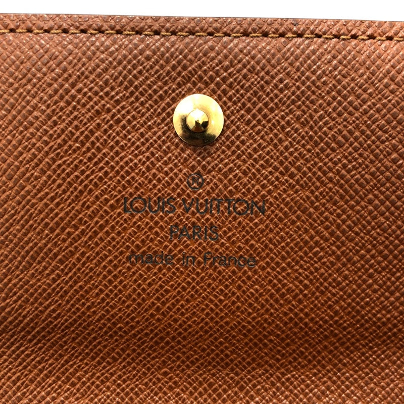 ルイ・ヴィトン LOUIS VUITTON ポルトモネ・ビエ・カルトクレディ M61652 モノグラム レディース 二つ折り財布