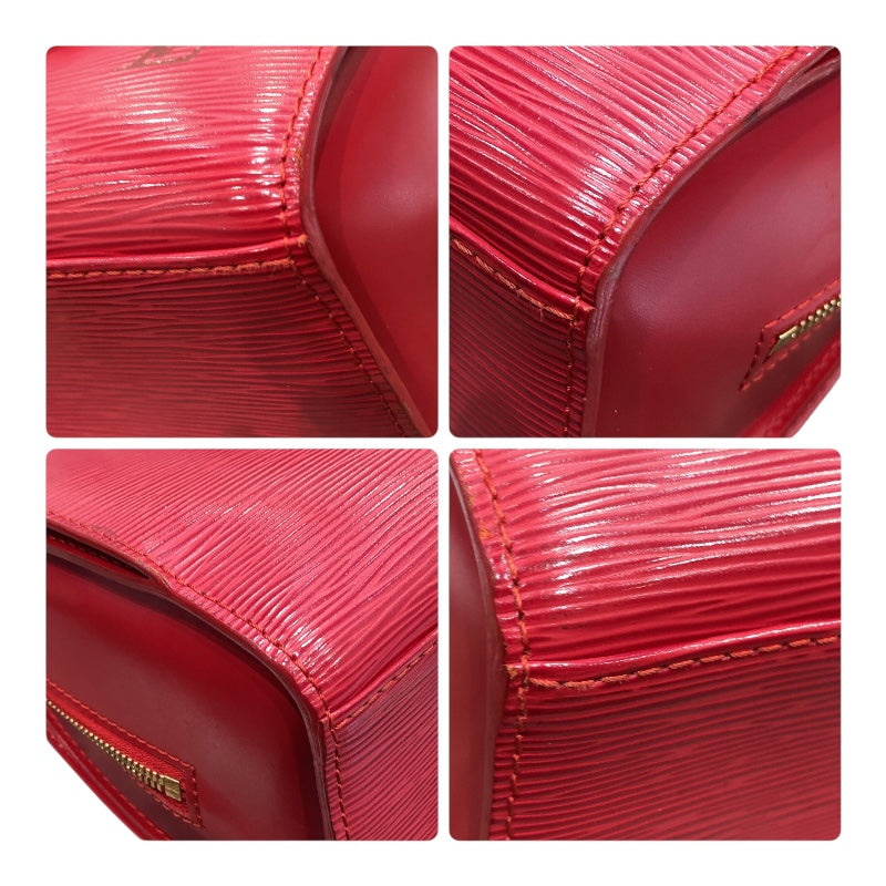 ルイ・ヴィトン LOUIS VUITTON ポンヌフ M52057 カスティリアンレッド エピレザー レディース ハンドバッグ