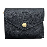 ルイ・ヴィトン LOUIS VUITTON ポルトフォイユ・ゾエ M62935 ブラック モノグラムアンプラント キッズ 三つ折り財布