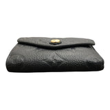 ルイ・ヴィトン LOUIS VUITTON ポルトフォイユ・ゾエ M62935 ブラック モノグラムアンプラント キッズ 三つ折り財布