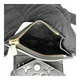 ルイ・ヴィトン LOUIS VUITTON ポルトフォイユ・ゾエ M62935 ブラック モノグラムアンプラント キッズ 三つ折り財布