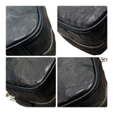 プラダ PRADA トライアングルロゴ 2WAY ハンドバッグ ブラック/SV金具 ナイロン ナッパレザー ユニセックス ハンドバッグ