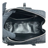 プラダ PRADA トライアングルロゴ 2WAY ハンドバッグ ブラック/SV金具 ナイロン ナッパレザー ユニセックス ハンドバッグ