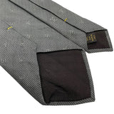 ルイ・ヴィトン LOUIS VUITTON シルク ネクタイ グレー シルク100% メンズ ネクタイ
