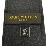 ルイ・ヴィトン LOUIS VUITTON シルク ネクタイ グレー シルク100% メンズ ネクタイ