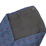 ルイ・ヴィトン LOUIS VUITTON ダミエ柄 シルクネクタイ ネイビー シルク100% メンズ ネクタイ