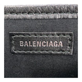 バレンシアガ BALENCIAGA ネイビーカバスS 339933 ホワイト・ブラック キャンバス レディース ハンドバッグ