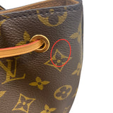 ルイ・ヴィトン LOUIS VUITTON モンスリNM PM M45501 ブラウン モノグラムキャンバス ユニセックス リュック・デイパック
