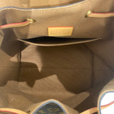 ルイ・ヴィトン LOUIS VUITTON モンスリNM PM M45501 ブラウン モノグラムキャンバス ユニセックス リュック・デイパック