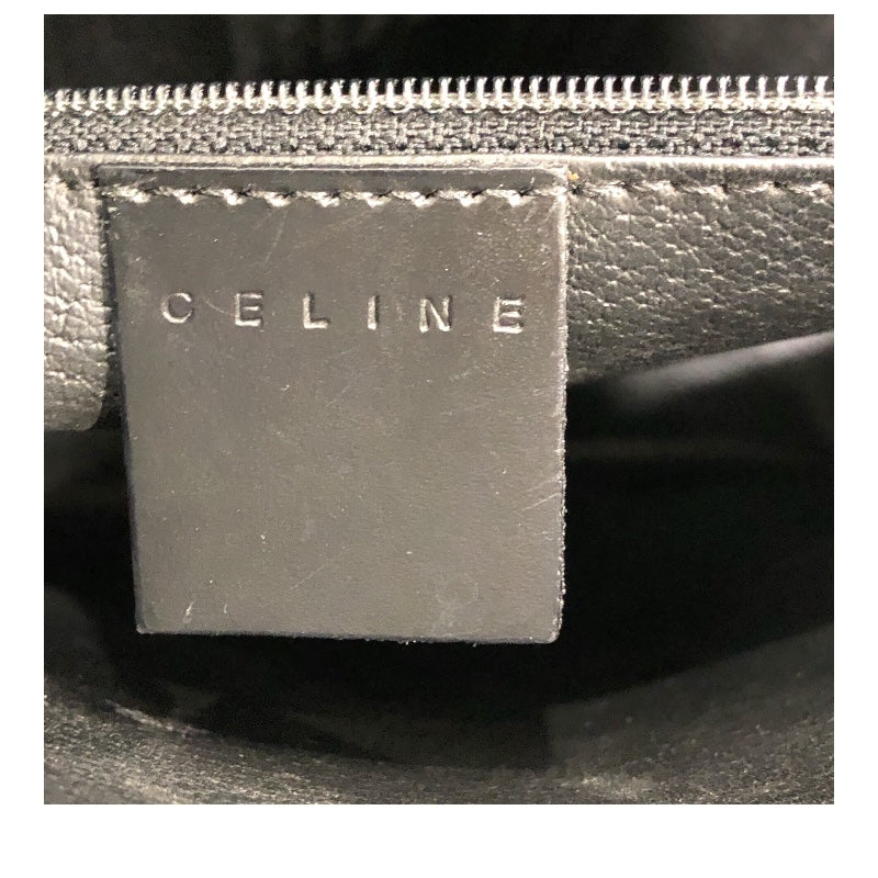 セリーヌ CELINE マカダム柄トートバック ブラック PVC/レザー