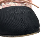 シャネル CHANEL バレリーナ　フラットパンプス G02819 ツイード レディース パンプス