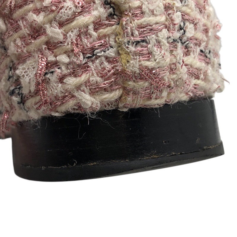 シャネル CHANEL バレリーナ　フラットパンプス G02819 ツイード レディース パンプス