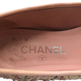 シャネル CHANEL バレリーナ　フラットパンプス G02819 ツイード レディース パンプス