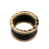 ブルガリ BVLGARI ビーゼロワンリング 4バンド(M) マーブル ピンクゴールド 750 ジュエリー
