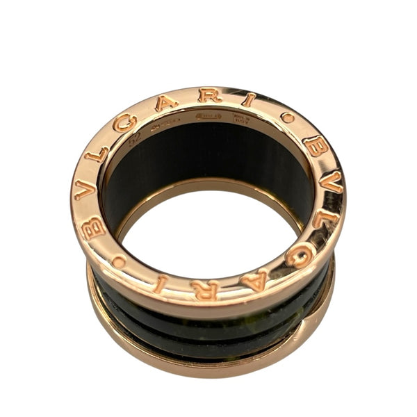 ブルガリ BVLGARI ビーゼロワンリング 4バンド(M) マーブル ピンクゴールド 750 ジュエリー
